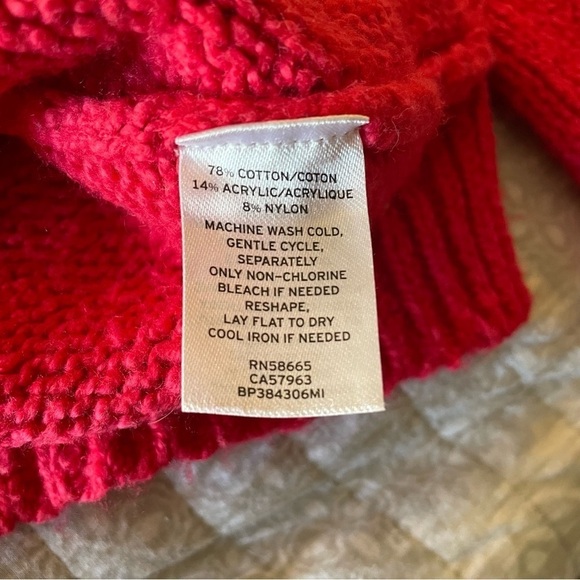 BP Pink Knit Mock Neck Long Balloon Sleeve Sweater Extra Small - Picture 7 of 10